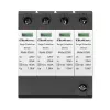 Ogranicznik przepięć QOLTEC 52588 AC 4P 420V T2 C — 4-biegunowy ogranicznik przepięć AC, 420 V, Typ 2
