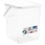 Plastikowy pojemnik na detergenty Rotho Basic 9 L model 1770101100RP, biały, pokrywka, otwór do zawieszania