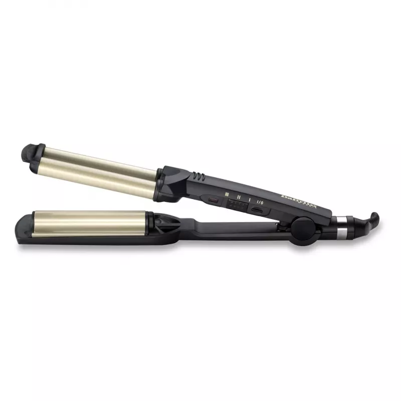 Lokówka teksturująca BaByliss C260E EasyWaves, ciepły czarny, srebrny, 70,9 (1,8 m)
