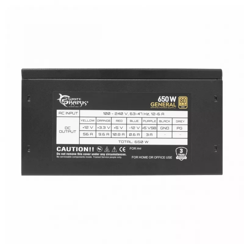 Zasilacz White Shark GPSU-G650M 650W