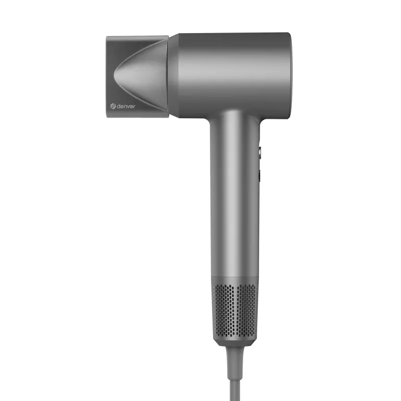 Suszarka do włosów DENVER HDD-1400DGR 1400 W, szara, 110–240 V, przewód 1,8 m, 25–75 °C, 70×89×280 mm