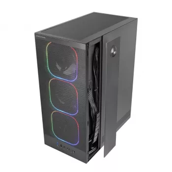 Obudowa PC TACENS MARS MC-NEBULA Midi Tower z hartowanym szkłem, cztery wentylatory 120 mm aRGB, obsługa ATX, GPU do 30,2 cm