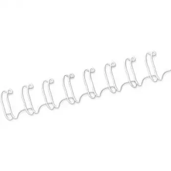 Fellowes - Binding Wire - 6 mm - 297 mm - 34 rings - A4 (210 x 297 mm) - 35 Sheets - biały - 100 szt.. (53215)
