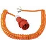 Kabel spiralny budowlany AS Schwabe 70431 — CEE 400V 16A, IP44, przewód spiralny do zastosowań placowych