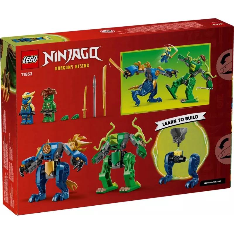 LEGO NINJAGO 71853 Walka mecha Jaya z mechanicznego smoka