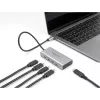 DeLOCK USB Hub 10 Gbps Type-C 4 Porty PD 85W Kabel 30 cm