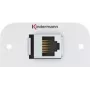 Kindermann Konnect 54 alu - Modulares Faceplate-Snap-In - RJ-45 (7441000527)