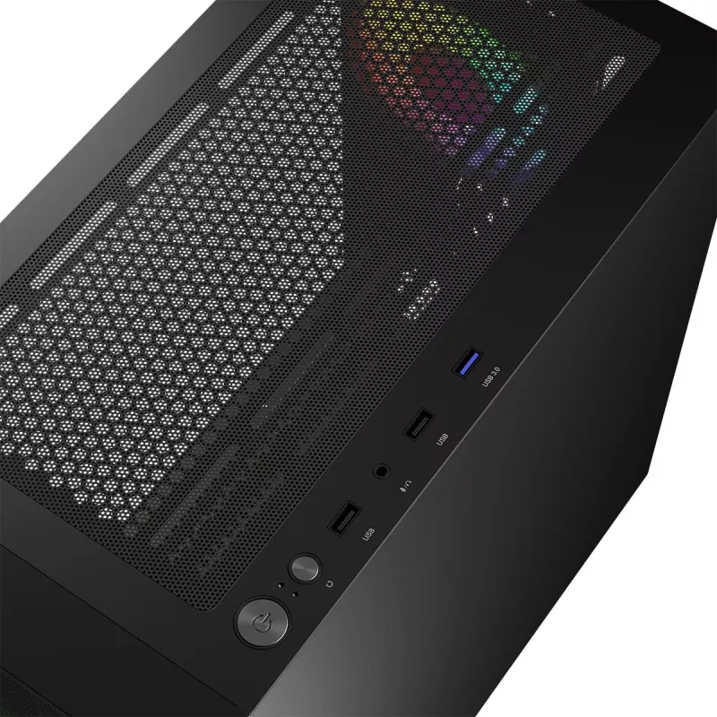 Obudowa komputerowa Logic Concept Portos Mini ARGB Micro ATX Czarna