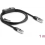 Kabel sieciowy DELOCK 81562 Cat6 F/UTP (FTP) 1 m RJ-45 — Czarny