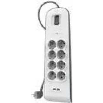 Listwa zasilająca Belkin 900J BSV804VF2M-V2 — 8 gniazd Schuko, 2 porty USB-A