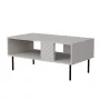 Stolik kawowy Cama LUCCA ławka/stół 100x55x46 cashmere, prostokątny szary blat