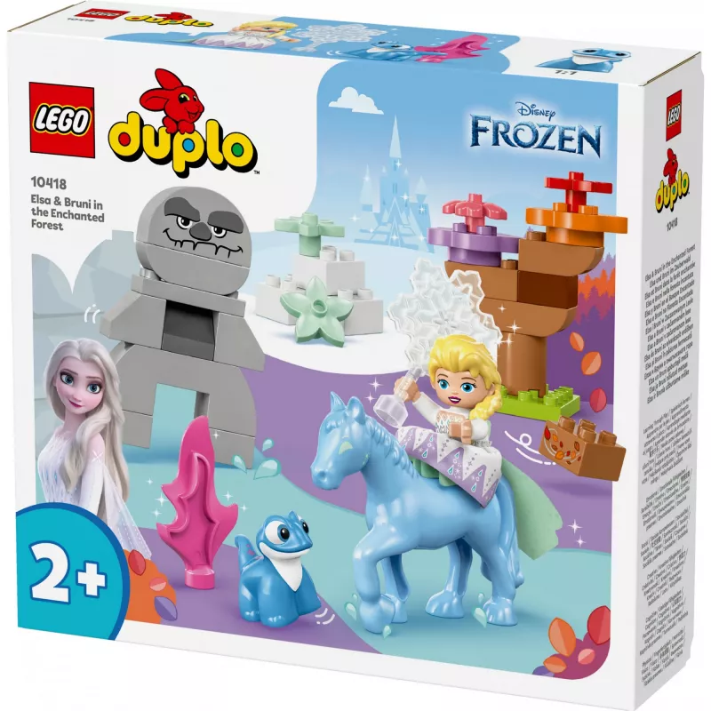 Zestaw LEGO DUPLO 10418 — Disney Elsa i Bruni w Zaczarowanym Lesie, 31 elementów, 2+ lat