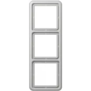 JUNG CD 583 LG - Grau - Duroplast - Schraubenlos - JUNG - 81 mm - 223 mm