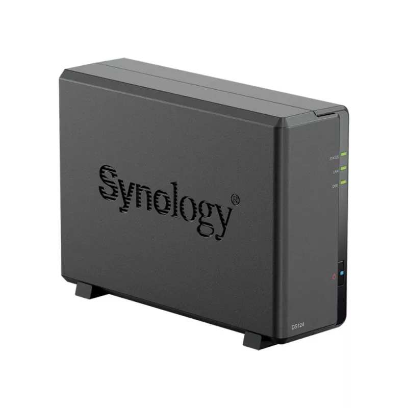 Synology DiskStation DS124 NAS/serwer pamięci masowej Desktop Ethernet LAN Czarny RTD1619B