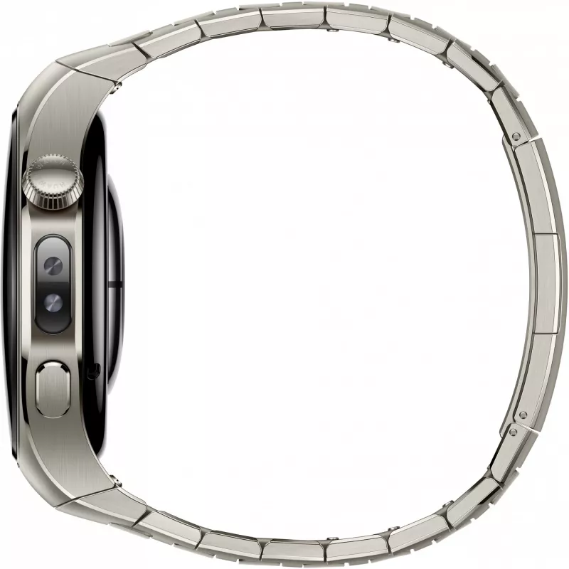 Smartwatch HUAWEI WATCH 5, 1,5 cala AMOLED, 466×466, koperta tytanowa 46 mm, Wi‑Fi, GPS, Srebrny