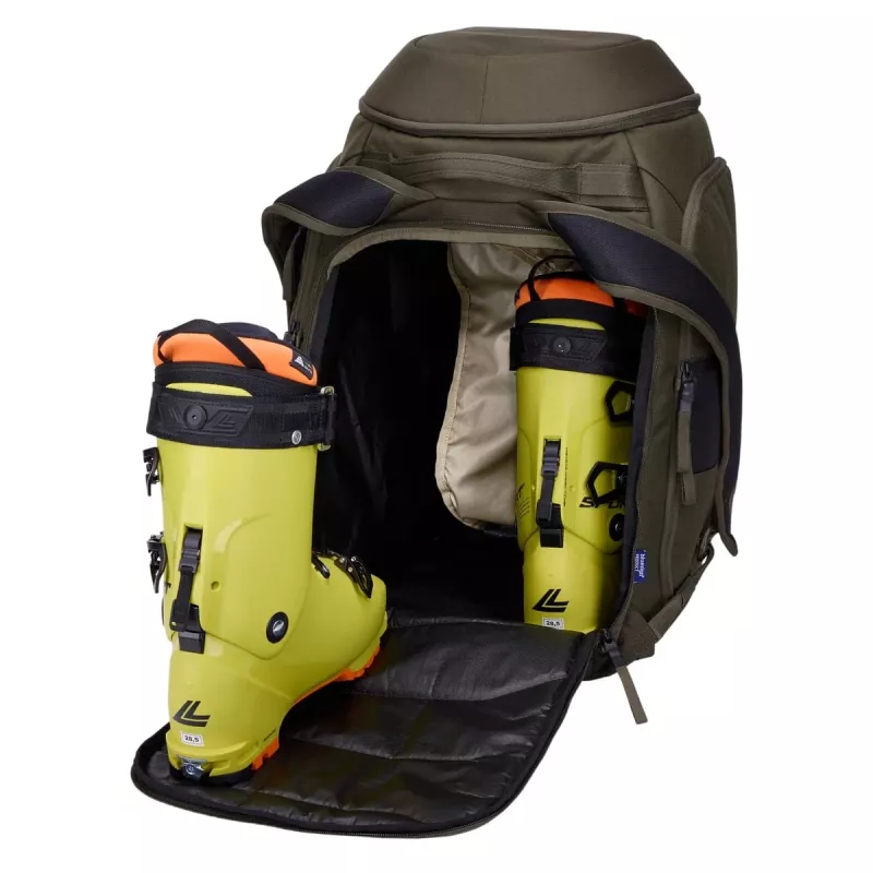 Plecak turystyczny Thule 5157 Roundtrip Rolling Ski and Snowboard Boot Backpack 60L Deep Khaki