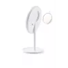 Wolnostojące lusterko do makijażu LED ETA Fenité okrągłe 20 cm, sterowanie dotykowe, USB, wbudowana bateria LiPo