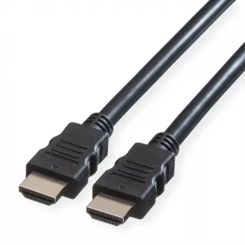 Kabel ROLINE HDMI 5 m wtyk męski typu A na wtyk męski pozłacany czarny