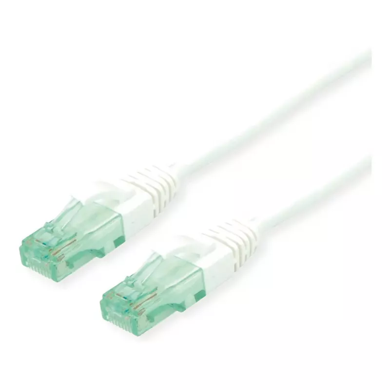 ROLINE RM kabel krosowy Cat.6A UTP, biały, 2 m