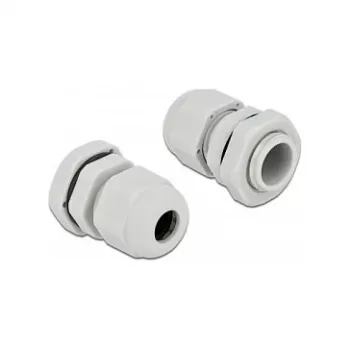 Przepust kablowy DeLOCK 60195 szary plastik 10 szt.