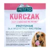 Przysmaki dla psów PETITTO Filet z kurczaka na patyku 500 g — drobiowa przekąska dietetyczna, opakowanie plastikowe 500 g