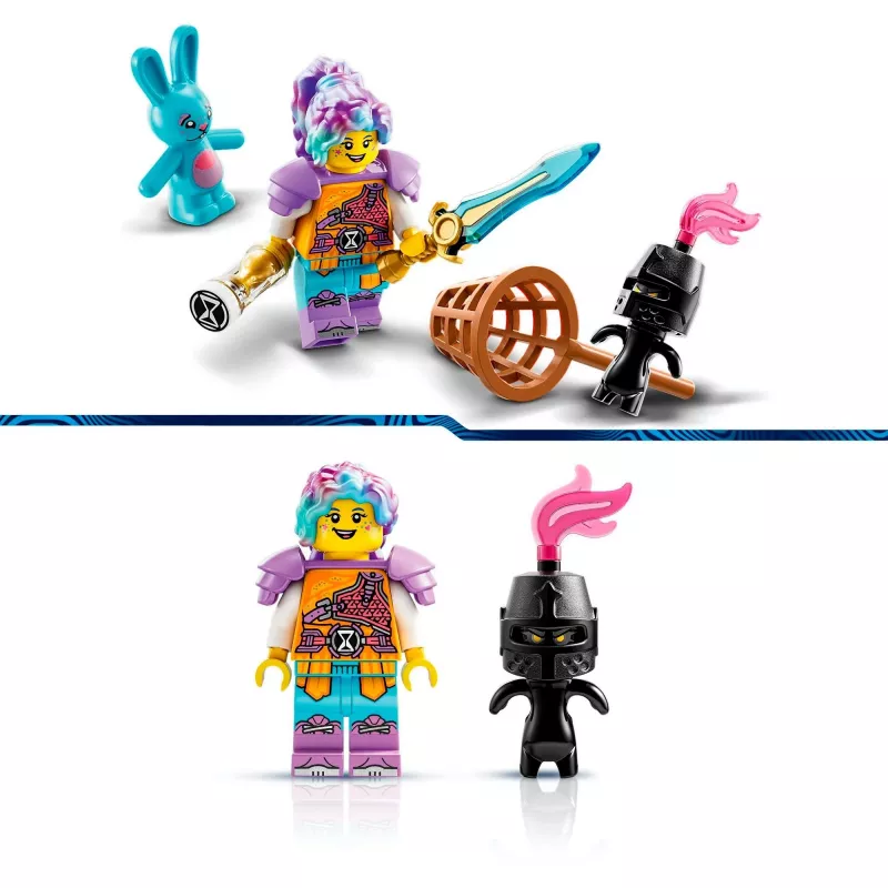 Zestaw LEGO DREAMZzz Izzie i Królik Bunchu 71453 – zestaw z minifigurkami i akcesoriami