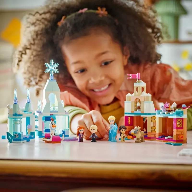 LEGO DISNEY 43278 Mini Zamek Arendelle i Pałac Lodowy Elsy