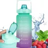 Extralink Butelka Motivacyjna, 2000 ml, zielono-fioletowa, BUT-190