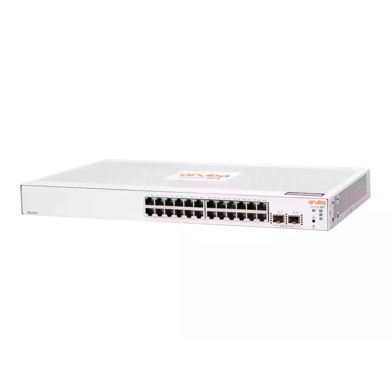 HPE Aruba Networking Aruba Instant On 1830 24G 2SFP Zarządzany L2 Gigabit Ethernet (10/100/1000) 1U