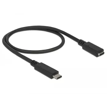 Kabel USB DeLOCK 85532 USB 3.2 Gen 1 0.5m USB C Czarny