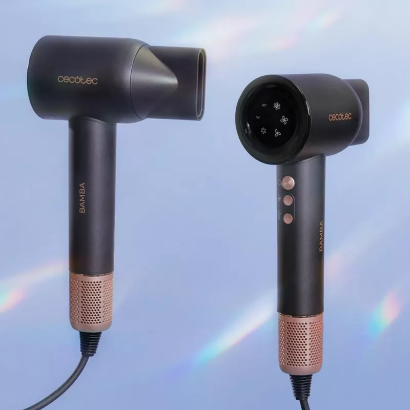 Cecotec Bamba IoniCare RockStar Nano IonTech suszarka do włosów 1600 W, czarna