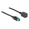 Przedłużacz USB z zasilaniem DeLOCK 85980 12 V 1 m