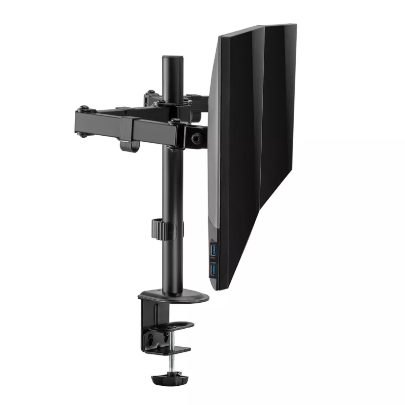 Uchwyt biurkowy Maclean na 2 monitory, VESA 75x75 i 100x100, 17-32, 2x 9kg, MC-754N