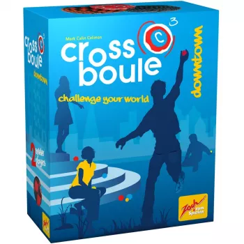 Crossboule Set Downtown, gra zręcznościowa niebieska/czerwona
