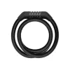 Linka zabezpieczająca Xiaomi BHR6751GL do hulajnogi kopanej, długość 1,2 m, średnica 1,2 cm, zamek szyfrowy, czarna