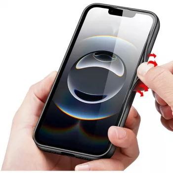 Etui Nevox 2499 do telefonu komórkowego, czarne, na iPhone'a 16e, 15,5 cm