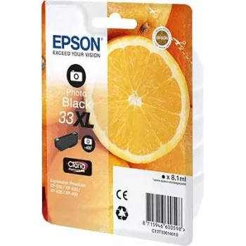 Epson pomarańczowys C13T33614010 wkład atramentowy 1 szt. Oryginalny Photo Czarny