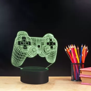 Lampa stołowa MANTA SNL57RGB dekoracja świetlna 3D RGB, LED RGB, dekoracyjny efekt 3D