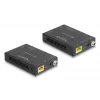 Zestaw nadajnika i odbiornika AV DELOCK 65955 — Przedłużacz HDMI Cat6/Cat6a, do 3840×2160, przewodowy, zasilanie Micro-USB B