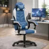 Huzaro Force 2.7 Czarny Carbon fotel gamingowy Niebieski