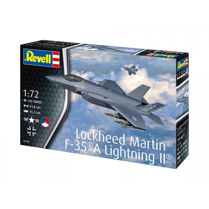 Model plastikowy Lockheed Martin F-35A Light 1/72