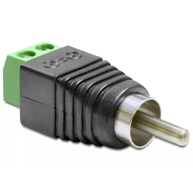 Adapter RCA DeLOCK 65417 Czarny Zielony Srebrny