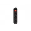 Przedłużacz zasilający Lanberg PS1-03F-0150-BK 1,5 m 3 gniazda AC wewnętrzny czarny