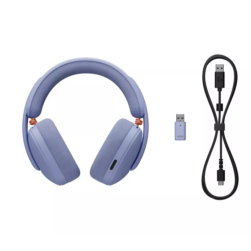 LOGITECH G325 LIGHTSPEED Bezprzewodowy Zestaw Słuchawkowy do Gier - LILAC - 2.4GHZ - EMEA