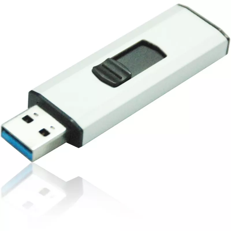 MediaRange - Pamięć USB - 256 GB - USB 3.0 - Czarny, Srebrny (MR919)