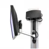 Ergotron LX HD uchwyt ścienny Swing Arm - zestaw montażowy (ramię wahadłowe, pokrętło) do telewizora (uchylny i obrotowy) - aluminium - rozmiar ekranu: do 106,7 cm (do 106,70 cm (42)) - akcesoria montażowe
