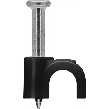 Goobay Zacisk kablowy 4 mm, czarny (64677)