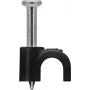 Goobay Zacisk kablowy 4 mm, czarny (64677)
