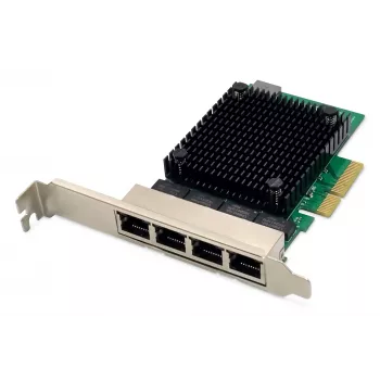 Digitus 4-portowa karta sieciowa 2.5 Gigabit Ethernet PCI Express z chipsetem Realtek