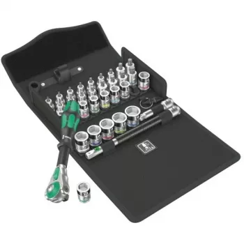 Wera 05003536001 8100 SB All-in Zyklop Speed zestaw grzechotek, 3/8 cala, 35 szt.